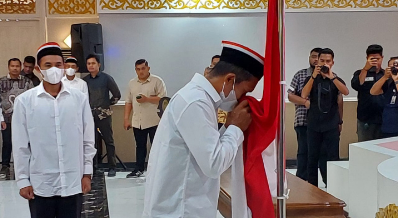 Puluhan Anggota Kelompok Anshor Daulah Lepas Bai’at dan Ikrar NKRI