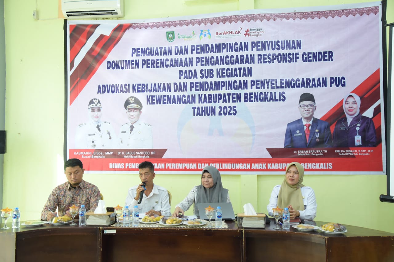 Pemkab Bengkalis Gelar Pelatihan Penyusunan Dokumen Perencanaan dan Penganggaran Responsif Gender
