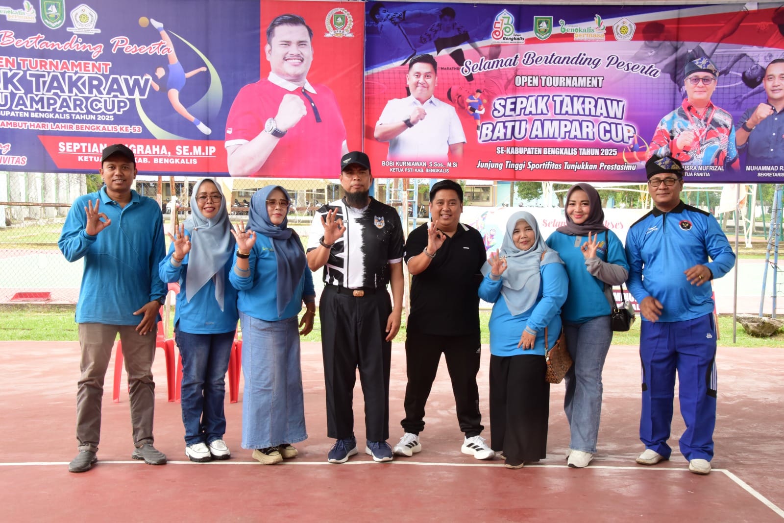 Semarak Hari Jadi Bengkalis ke-513, Turnamen Sepak Takraw Batu Ampar Cup Resmi Dibuka  BENGKALIS (CanelNews