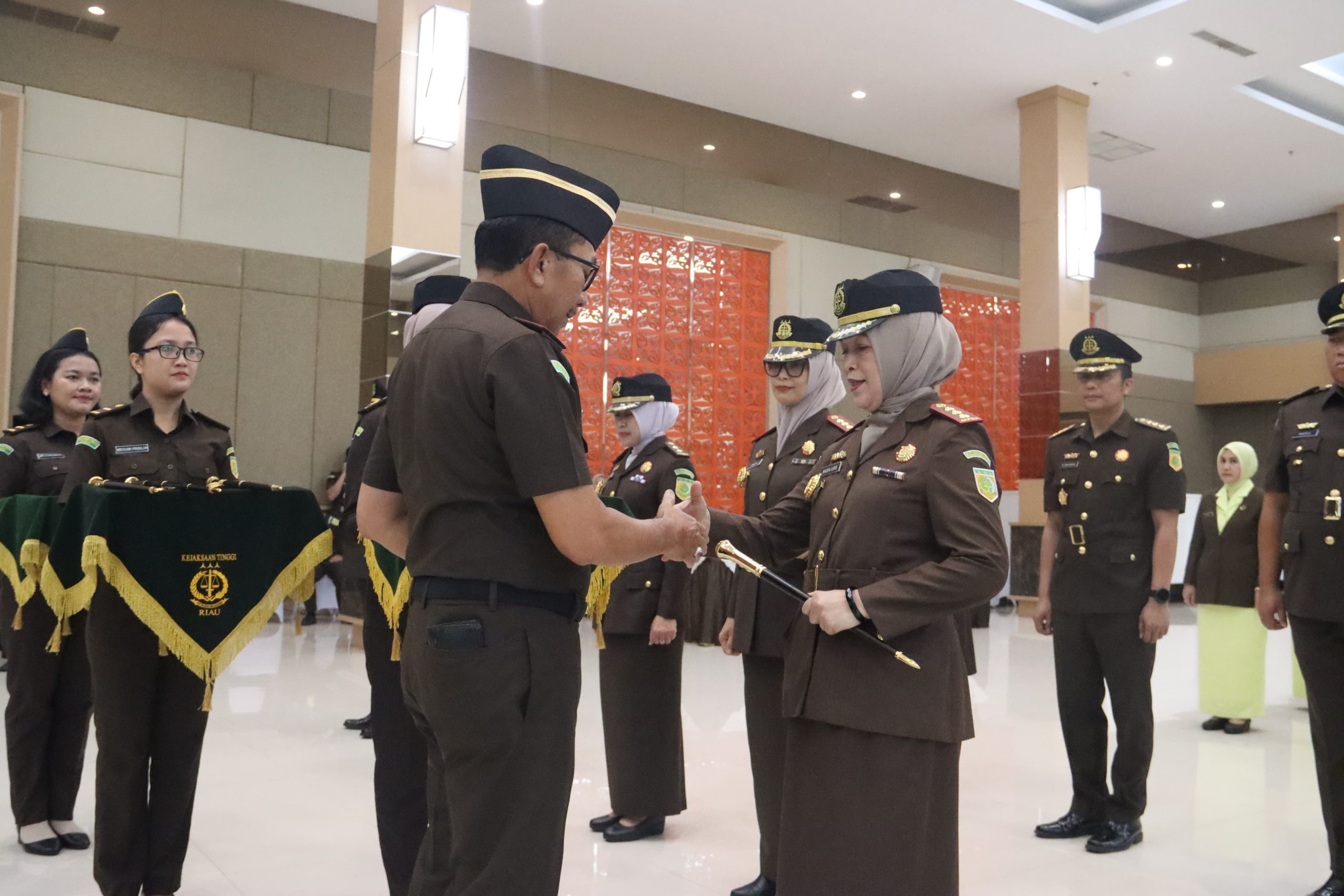 Bupati Kasmarni Ucapkan Selamat Datang Kepada Kejari Bengkalis Nadda Lubis