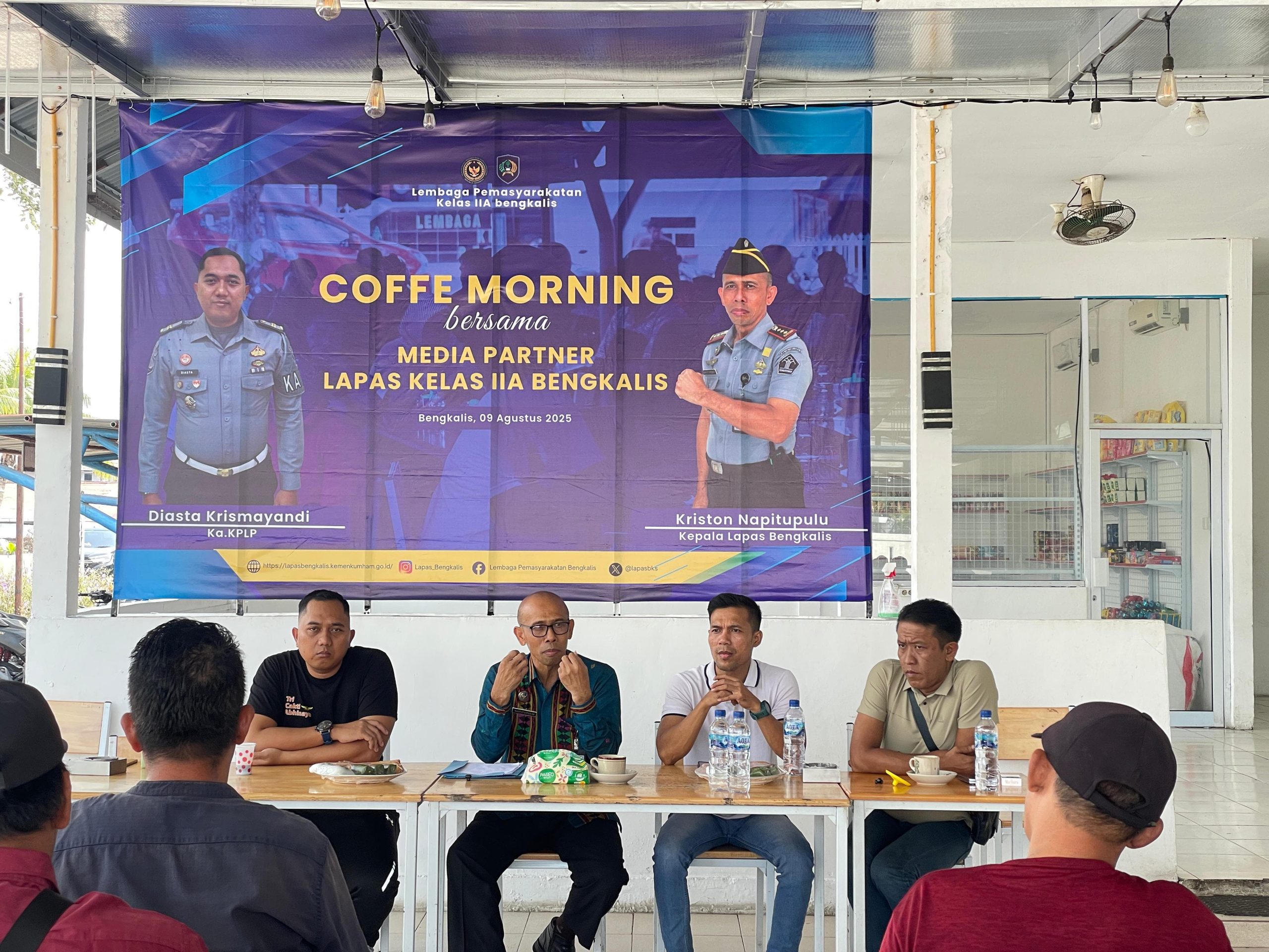 Lapas Bengkalis Gelar Coffee Morning, Paparkan Sejumlah Capaian Program