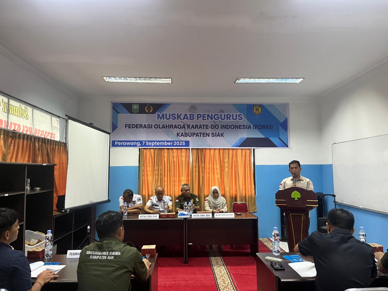 Zulkifli Terpilih Secara Aklamasi Sebagai Ketua Forki Siak