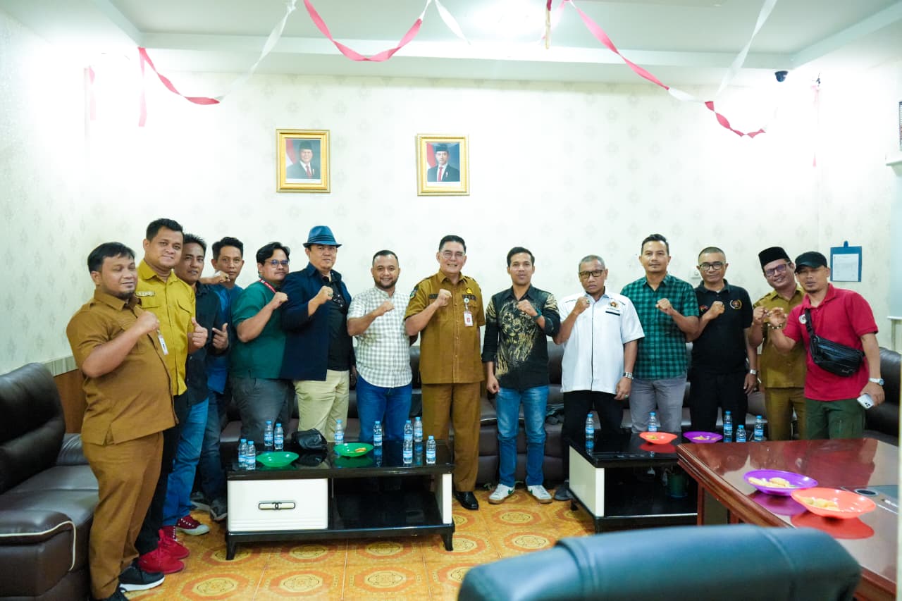 PWI dan Diskominfotik Bengkalis Perkuat Kemitraan