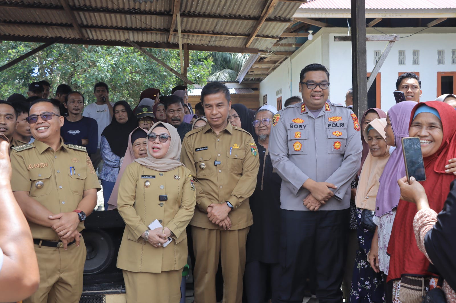 Kapolres Kampar Turun Tangan, Masyarakat Siabu Dengan Perusahaan Memilih Berdamai