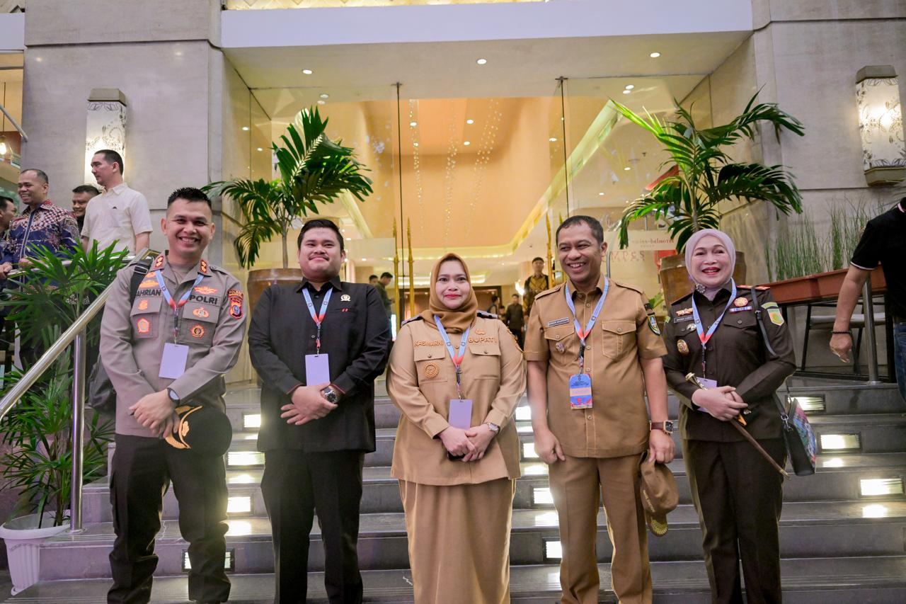 Bupati Bengkalis Hadiri Rakornas di SICC, Dukung Arahan Presiden Prabowo untuk Program Pro-Rakyat