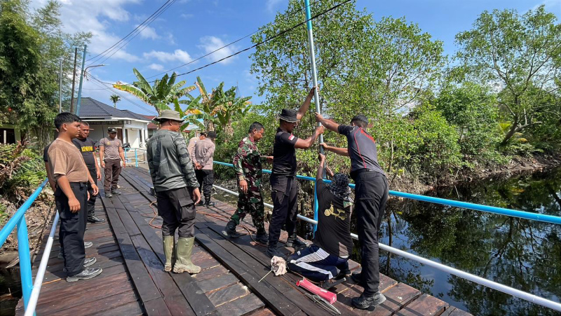 Renovasi Jembatan Merah Putih di Dumai Hampir Rampung, Begini Potretnya