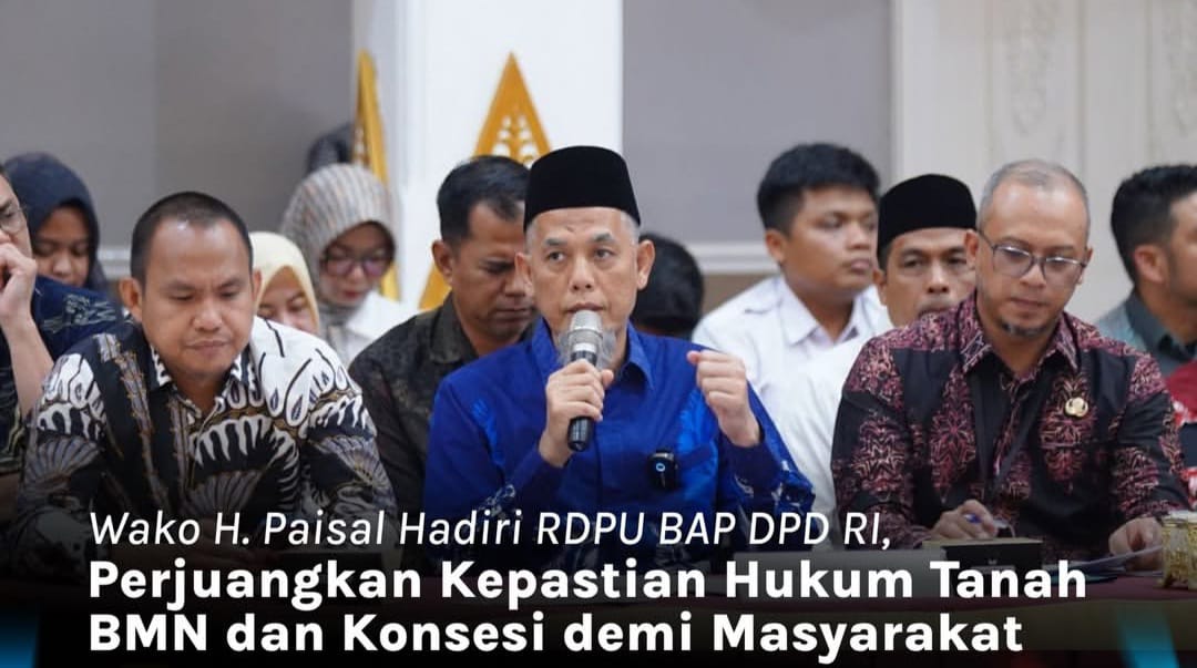 Wako Dumai Paisal Hadiri Rapat Dengar RDPU