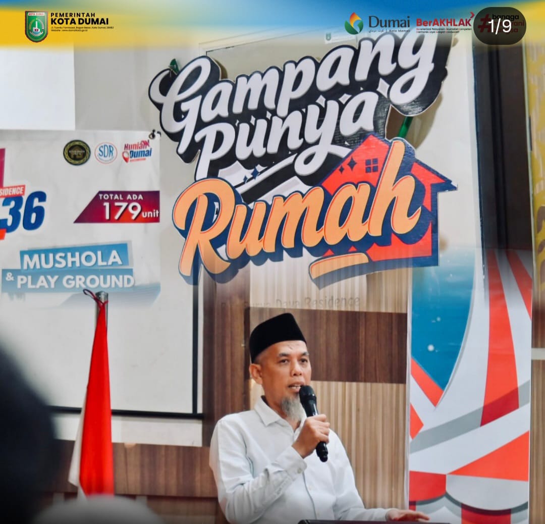 Wako Dumai Paisal Resmikan Taklshow Gampang Punya Rumah