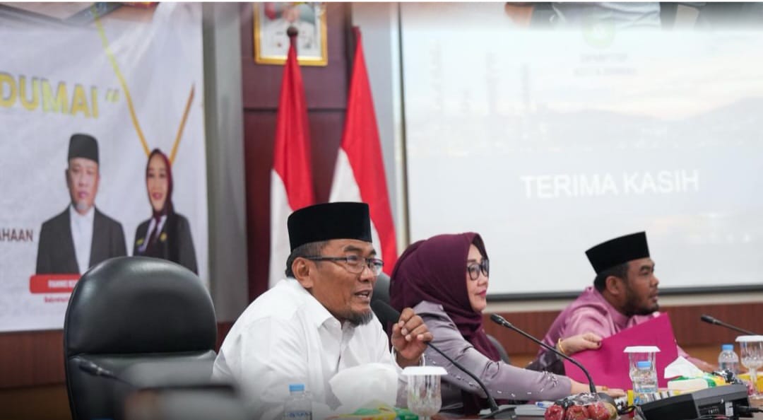 Wakil Wako Dumai Sugiyarto Pimpin Rapat Forum Investasi Kota Dumai