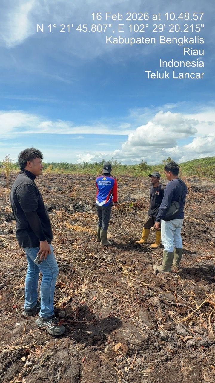 Bakar Lahan 3 Hektare di Teluk Lancar, Pria Asal Kampar Dijerat UU Lingkungan Hidup