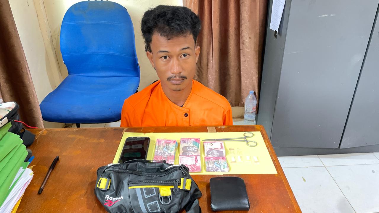 Edarkan Sabu 13,52 Gram, Seorang Pria Digerebek di Pondok Sawit