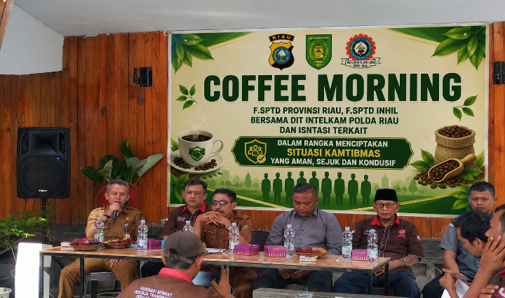 Perkuat Kolaborasi, Dit Intelkam Polda Riau Dan F.SPTD Bersama Jaga Stabilitas Kamtibmas